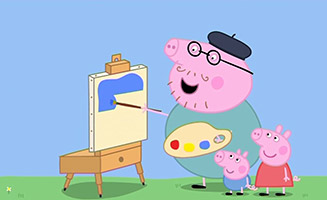 Peppa Pig S02E29 Painting