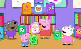 Peppa Pig S03E04 The Library