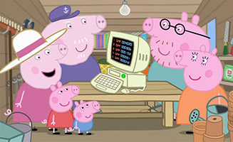 Peppa Pig S03E31 Grandpa Pigs Computer