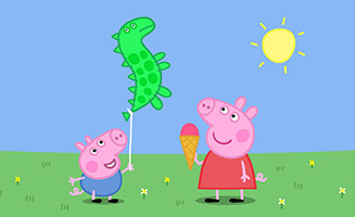 Peppa Pig S04E46 Georges Balloon