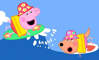 Peppa Pig S05E20 Surfing