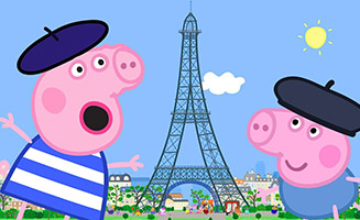Peppa Pig S05E33 Peppa Goes to Paris