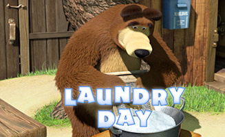 Masha and the Bear S01E18 Laundry Day