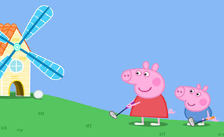 Peppa Pig S07E12 Playing Golf