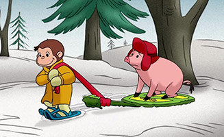 Curious George S01E23 Ski Monkey / George the Grocer