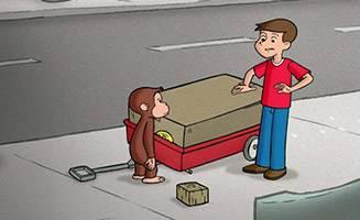 Curious George S01E29 Fixes Betsys Wagon / Takes a Dive