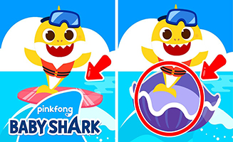Pinkfong Baby Shark in Summer Time - Spot the Difference