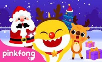 Pinkfong The Red Nosed Baby Shark - Christmas Song