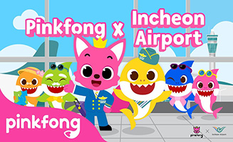 Pinkfong and Baby Shark at the Airport