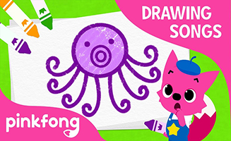Pinkfong Lets Draw an Octopus - How to draw and Octopus