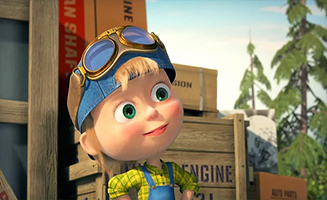 Masha and the Bear S03E03 Driving Lessons