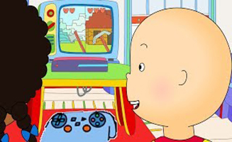 Caillous New Adventures S02E19 Caillou plays Video Games