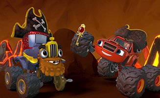 Blaze and the Monster Machines S03E16 Race for the Golden Treasure