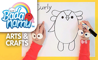 Badanamu Arts and Crafts EP5 Lets Draw Curly