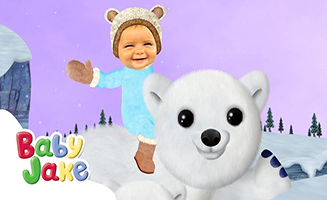 Baby Jake Rides A Polar Bear