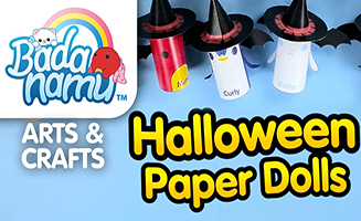 Badanamu Arts and Crafts EP7 Halloween Paper Dolls