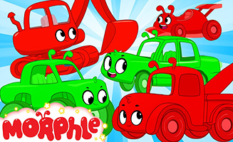 Trucks Vehicles And Diggers - Morphle Vs Orphle
