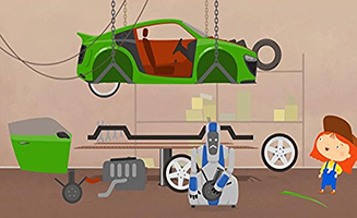 Doctor MacWheelie S01E21 Robot Are Assembling a Car