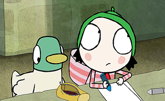 Sarah and Duck S03E29 castle Scribbling