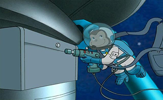 Curious George S02E05 Grease Monkeys in Space - Pinata Vision