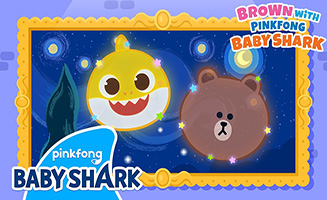 Baby Shark And Browns Starry Night