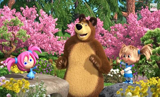 Masha and the Bear S04E05 The Secret Of Mashuko - When Cacti Bloom - Tales From The East