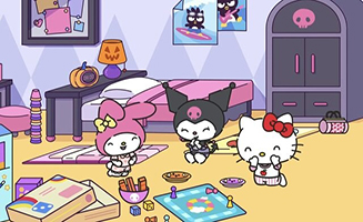 Hello Kitty and Friends Supercute Adventures S02E11 Kuromi's Sleepover