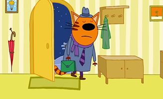 Kid-E-Cats S01E10 Hockey - At Daddys Work - Musical Instruments - Daddys kid e cafe - Following Instruction - Memory - Rock Paper Scissors