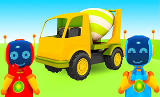 Leo the truck S02E10 The Cement Mixer Truck For Kids