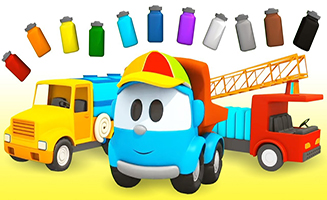 Leo the truck S01E26 Learn Colors For Kids - Cartoons For Children
