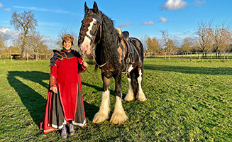Anna Pia Und Die Haustiere Shire Horse