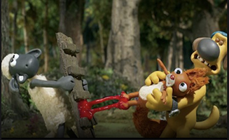 Shaun the Sheep Adventures from Mossy Bottom S01E04 Squirrelled Away - Room with a Ewe