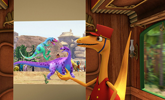 Dinosaur Train 03E05 Classic in the Jurassic Air Water and Land - Desert Day and Night