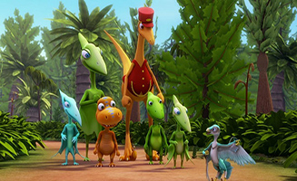 Dinosaur Train 04E05 Where Have All The Lizards Gone - Conductor's Sleepover
