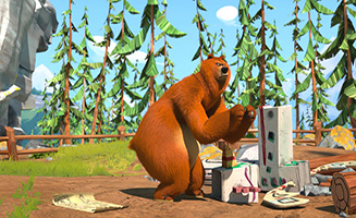 Grizzy ve Lemmings S02E41 Never Judge a Bear By Its Cover