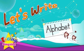 Lets Write - Alphabet A To Z