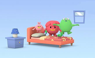 Five Little Aliens Jumping On The Bed - Sing Along With Paula