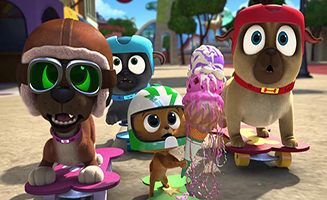 Puppy Dog Pals S05E06 The Dog Bone in the Stone - Riding in Ice Cream Trucks with Pups