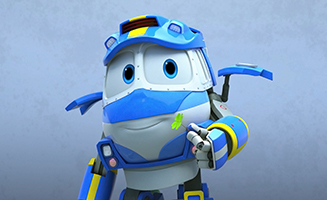 Robot Trains S02E18 The Greatest Present for Genie - Come Play with Us Gary