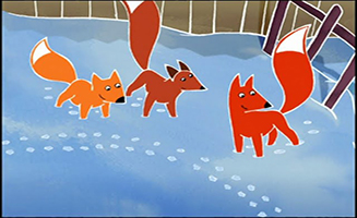 Pablo the Little Red Fox S01E09 Footprints in the Snow