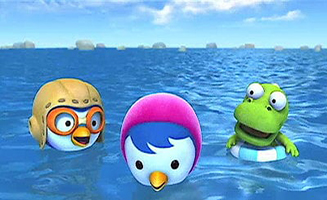 Pororo the Little Penguin S02E03 Learning How to Swim