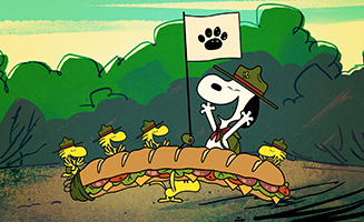 Camp Snoopy S01E01 A Beagle Scout Prepares - Teach a Bird to Fish