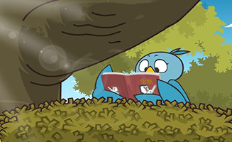 Bird And Kip - Reading A Book