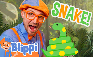 Blippi Meets A Silly Snake
