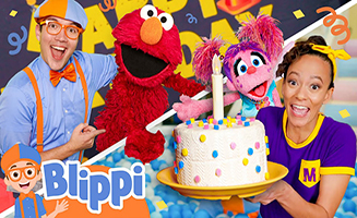 Blippi Throws Elmo A Surprise Birthday Party