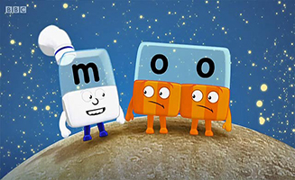 Alphablocks S01E12 Moon