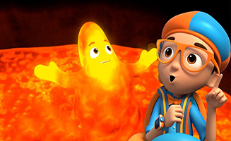 Blippi Goes Inside A Volcano