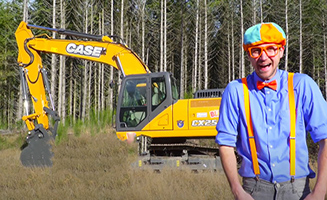 Blippi Visits An Excavator Theme Park