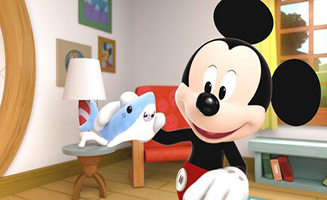 Mickey Mouse Reads A Shark Story