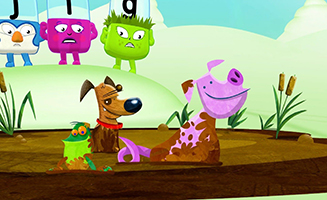 Alphablocks S03E07 Frog On A Dog